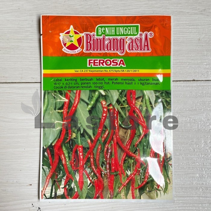 Benih Cabe Cabai Keriting FEROSA Isi 10 gram Benih Bintang Asia
