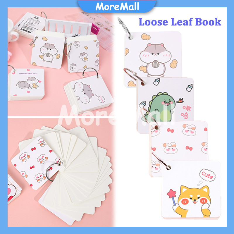 

Buku Notebook Mini/Sticky Note Ring Loose Leaf Book