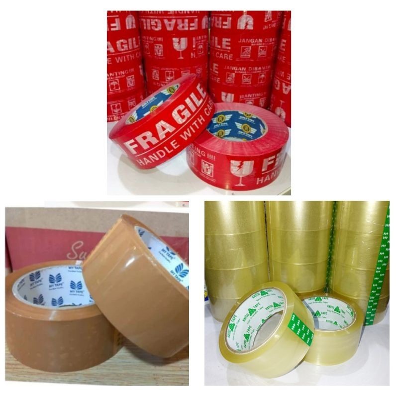

isolasi lakban fragile lakban jangan dibanting 300 yard full 48x100yard lakban coklat lakban bening 72 yard lakban cokleat 100yard