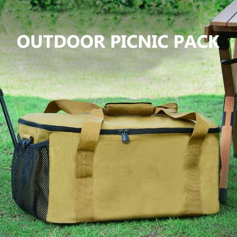 

HENSTUNER Tas Jinjing Waterproof Camping Picnic Duffel Bag 3 Slots - HT600D