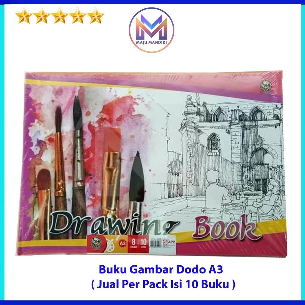 

Buku Gambar Dodo A3 / Drawing Book Per Pack Isi 10 Buku