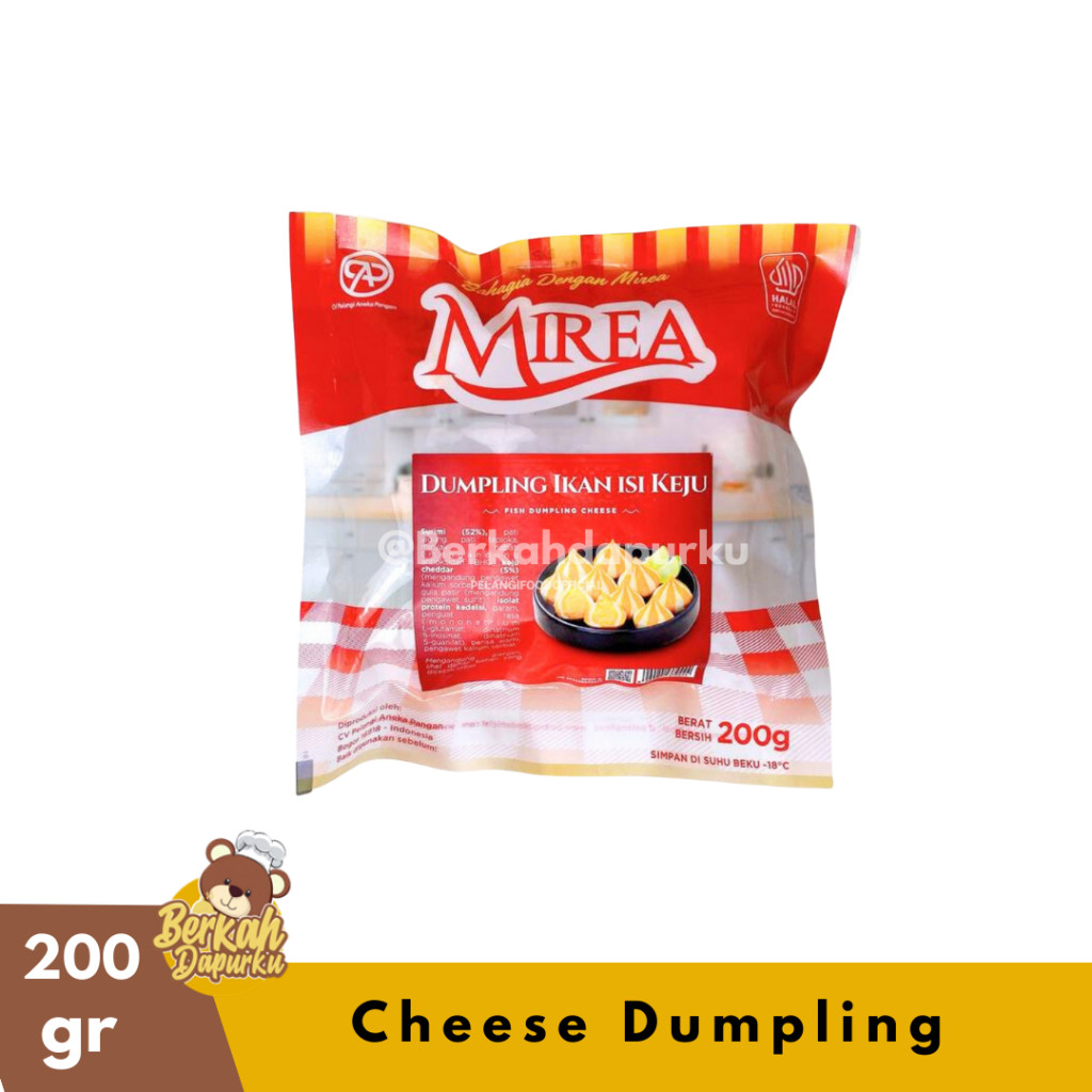 

Mirea Dumpling Keju 200g Olahan Ikan