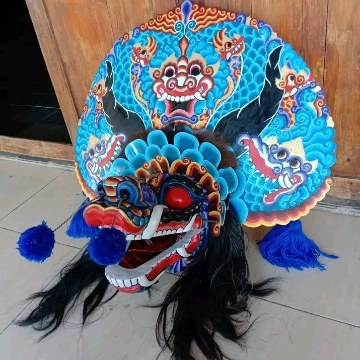 barongan devil anak  - 1 pcs Mainan Caplokan devil Barongan Kuda Lumping
