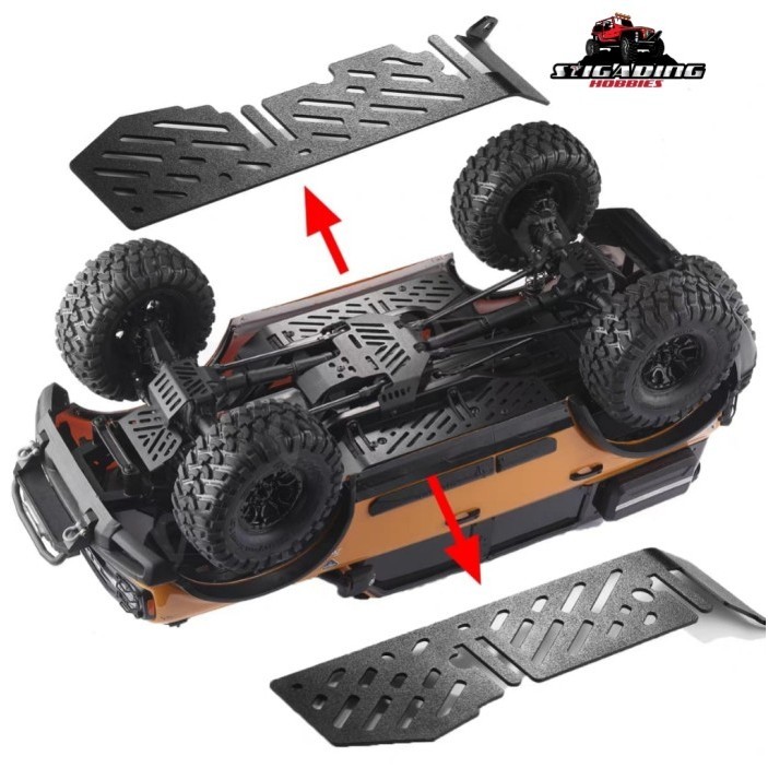 OG99 METAL ARMOR SIDE PLATE TRAXXAS TRX4 HB R1001