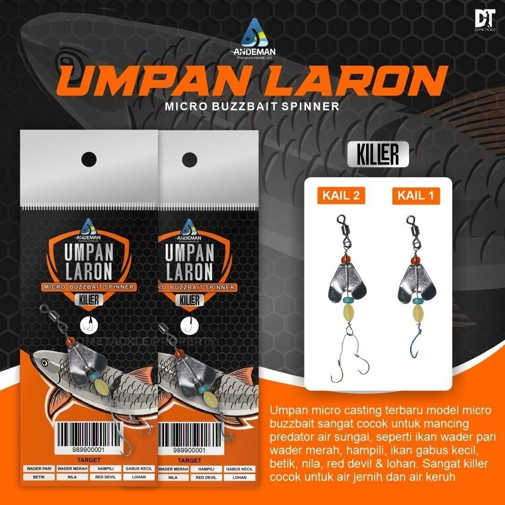 Umpan Laron Andeman Umpan Casting Wader Microfishing | Umpan Wader SIap Pakai Super Killer Untuk Mic