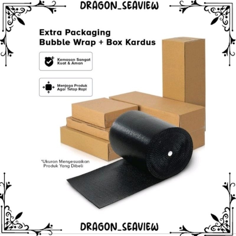 

Bubble Wrap dan Dus untuk keamanan Pesanan Anda