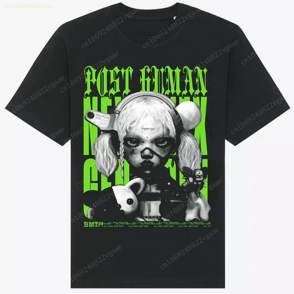 Summer Bring Me HorizonS The Post Human NeX GEn T Shirt Men Kids Women Vintage Cotton Short Sleeve T