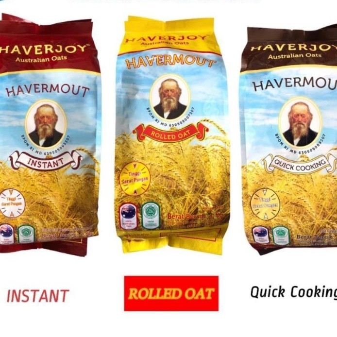 

Haverjoy Havermout Oatmeal 1kg / Quick Cooking Cooking / Rolled Oat