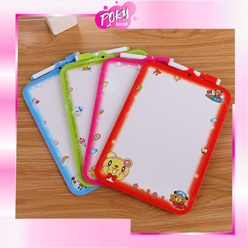 

POKY - S6246 Mini Papan Tulis Anak Motif Karakter / Whiteboard Edukasi Seru