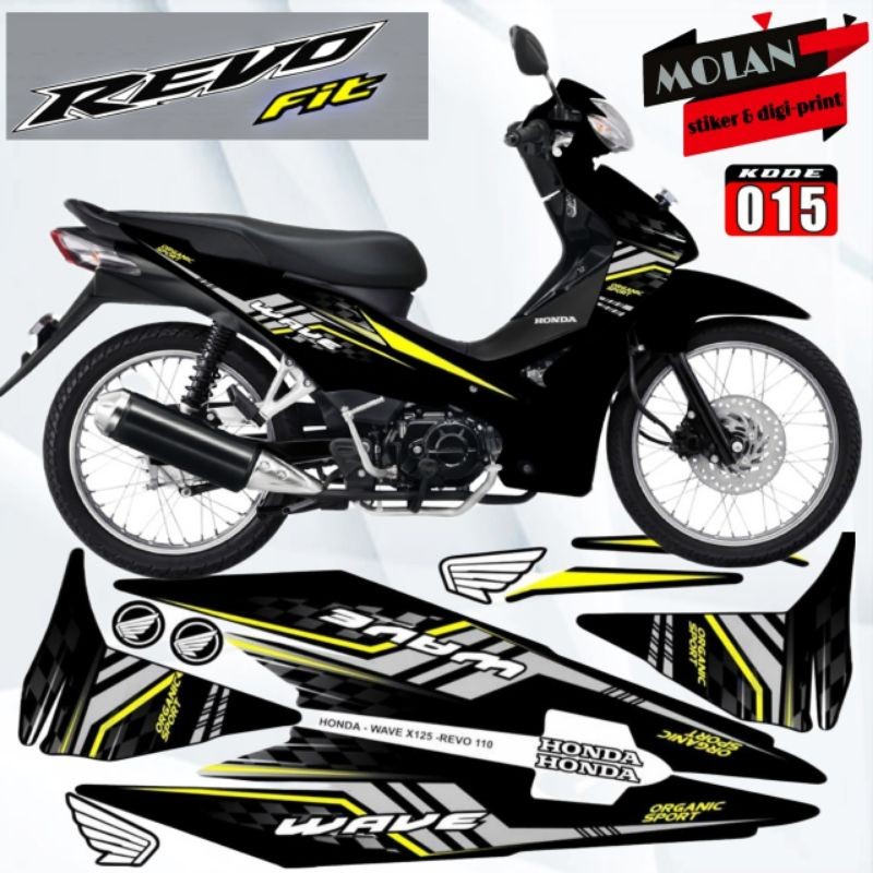 Decal Sticker Striping Variasi Revo Fit | Decal Wave Rsx 100 | Decal Wave X 125 | Decal Wave Rs 110 