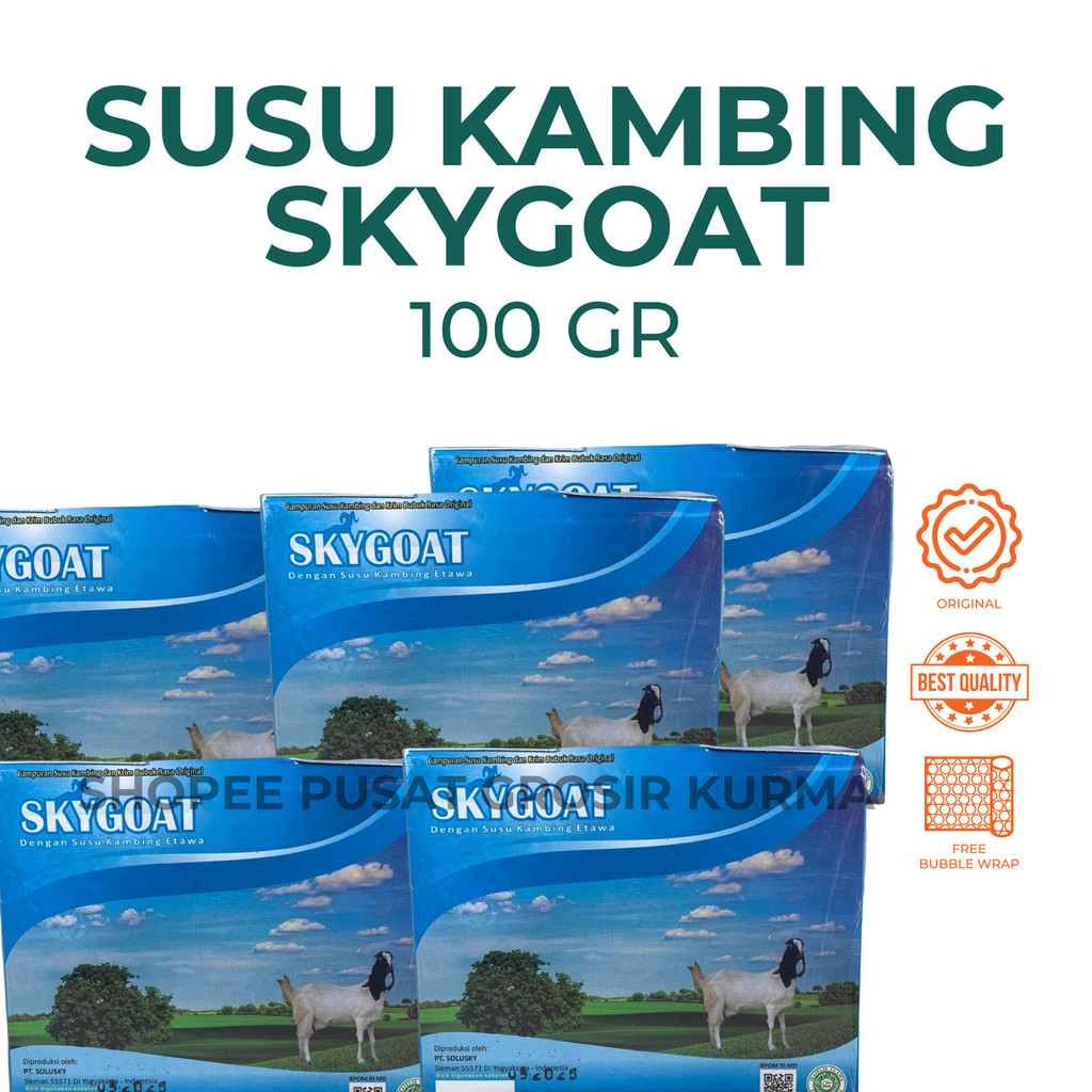 

SUSU KAMBING ETAWA SKYGOAT BOX 200gr (10 Sachet)