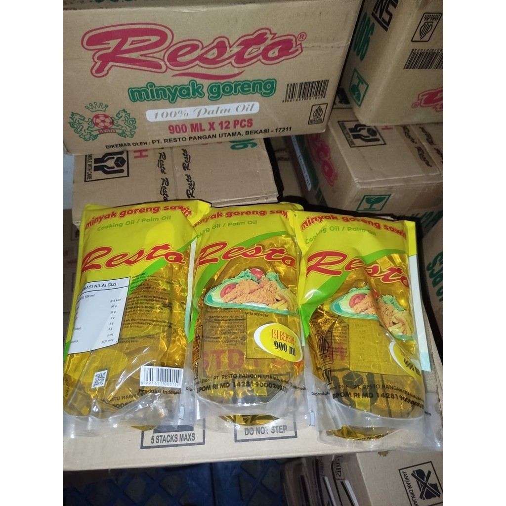 

Minyak Goreng Resto 900 mL PCS
