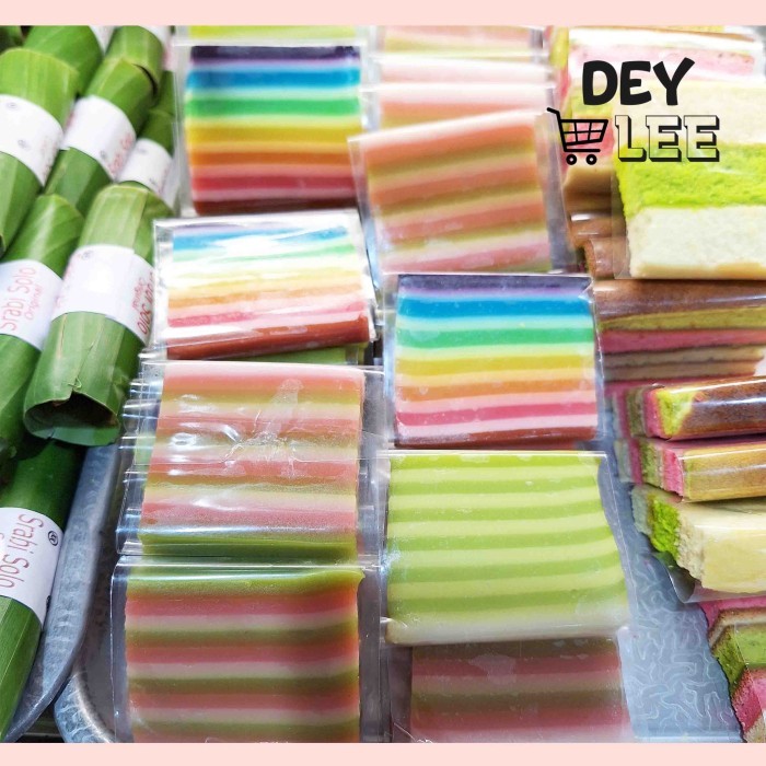 

Aneka Kue Lapis Beras Potong Jajanan Pasar Satuan Plastik Bandung