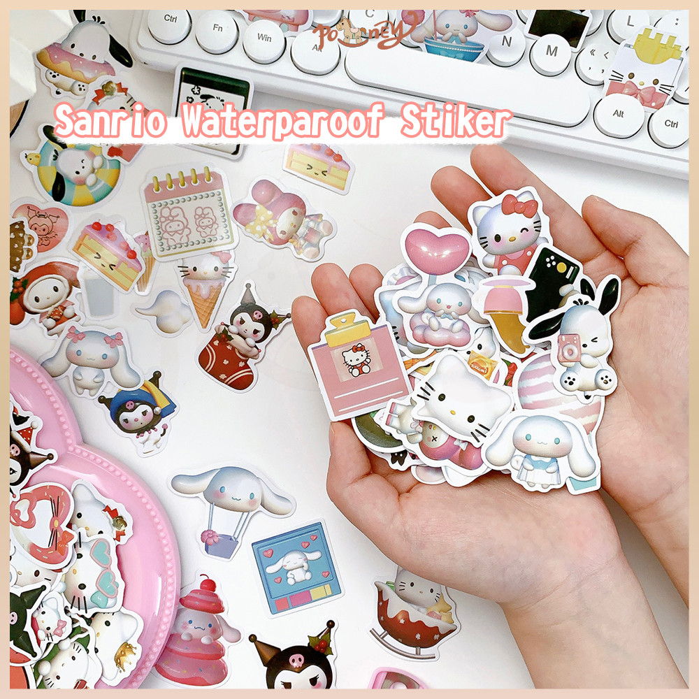 

Poney 100pcs Stiker Lucu Stiker Kartun 3d Waterproof Cocok Untuk Dekorasi