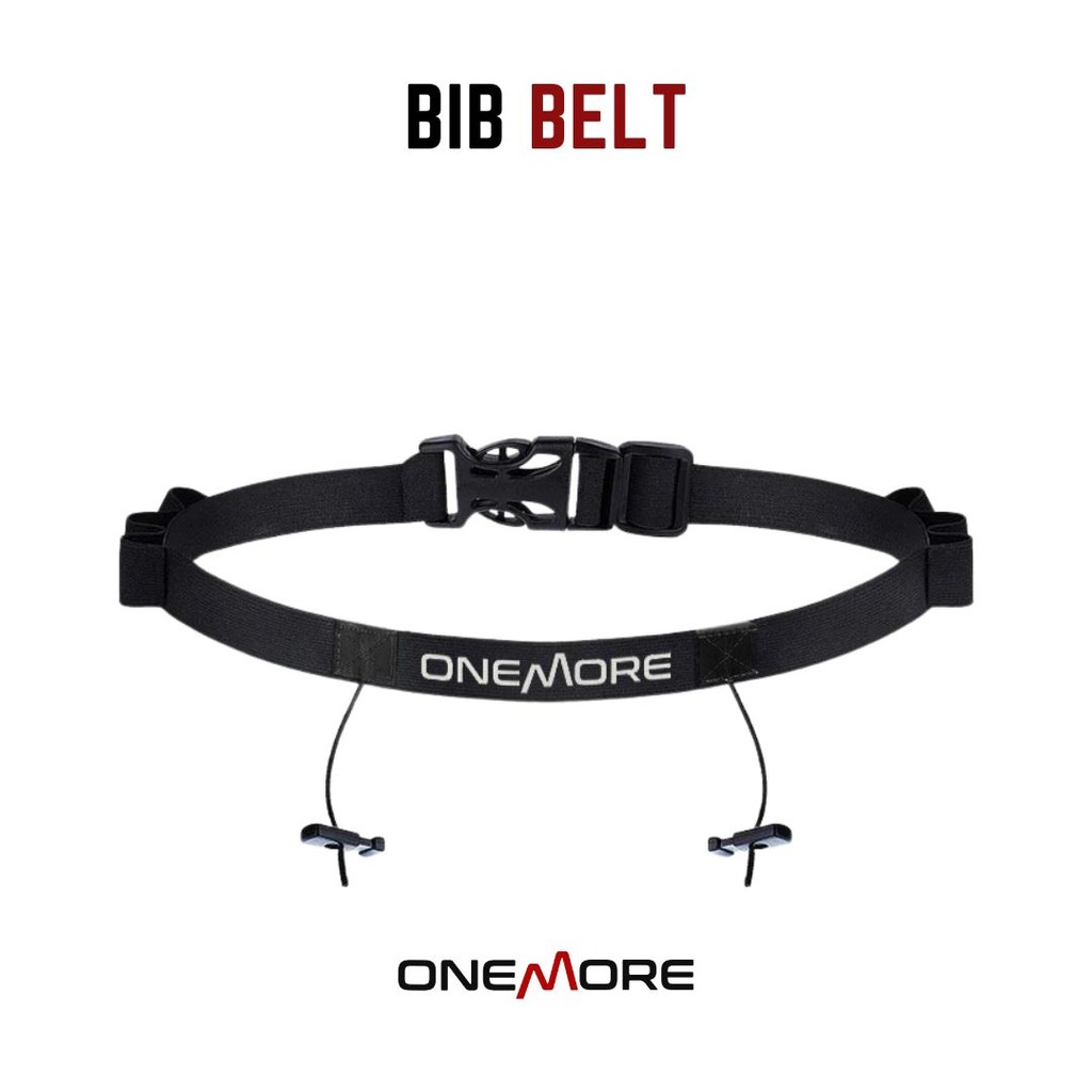 BIB Belt ONE MORE Sabuk BIB Lari Marathon