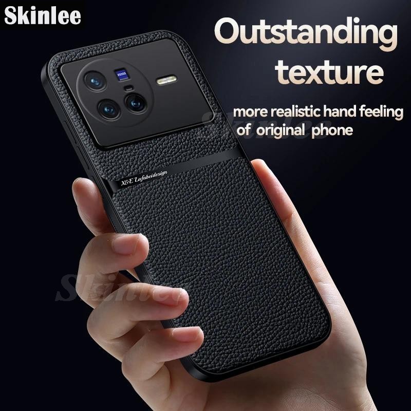 Casing Kulit Casing VIVO X80 X200 Pro MIni Dengan Casing Telepon Pelat Logam Untuk ViVO X80 X 80 80X