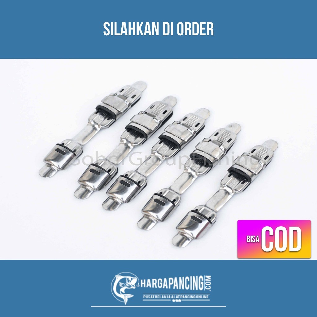 Reel Seat Dudukan Reel Tipe Tempel Jepit Untuk Joran Tegek