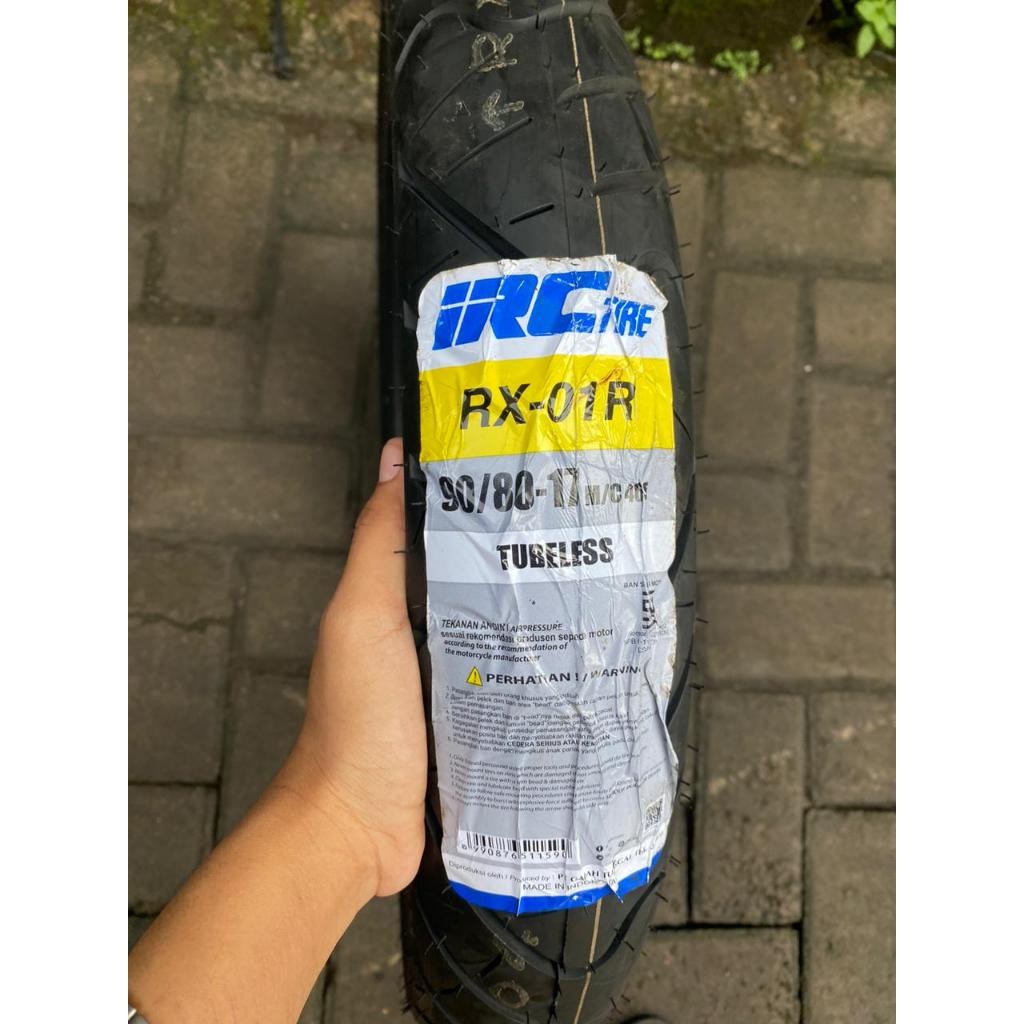 BAN LUAR IRC 90/80-17 TUBELESS || BAN LUAR BEBEK RING 17 IRC 90/80-17 TUBELESS