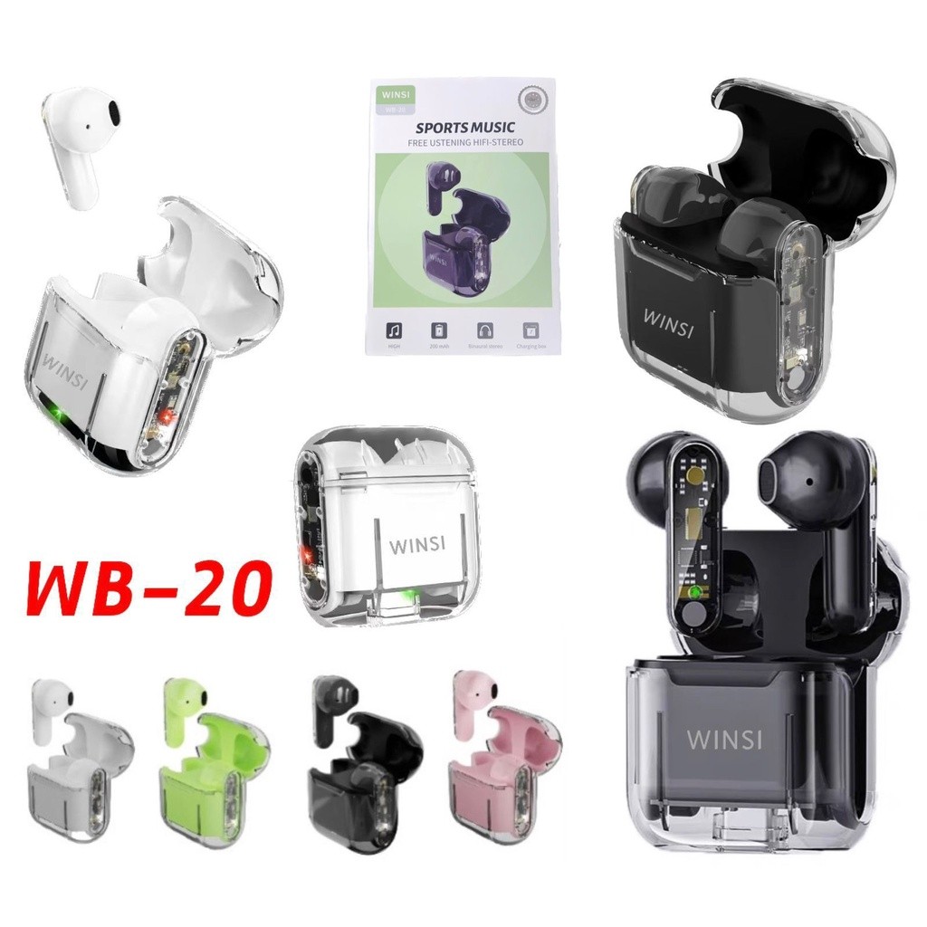 Handsfree Bluetooth TWS Winsi WB-20 Sports music