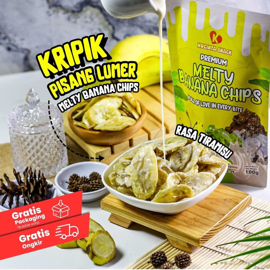 

Keripik Pisang Tiramisu Lumer Melty Banana Chips Rasa Tiramisu By Kucinta Snack