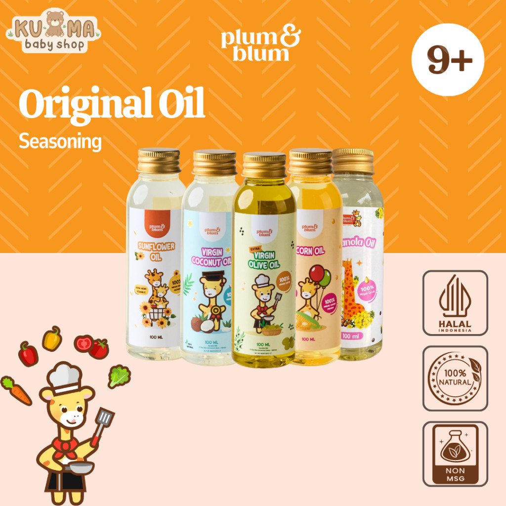 

Plum & Blum Minyak Mpasi Minyak Canola Coconut - 100 ml