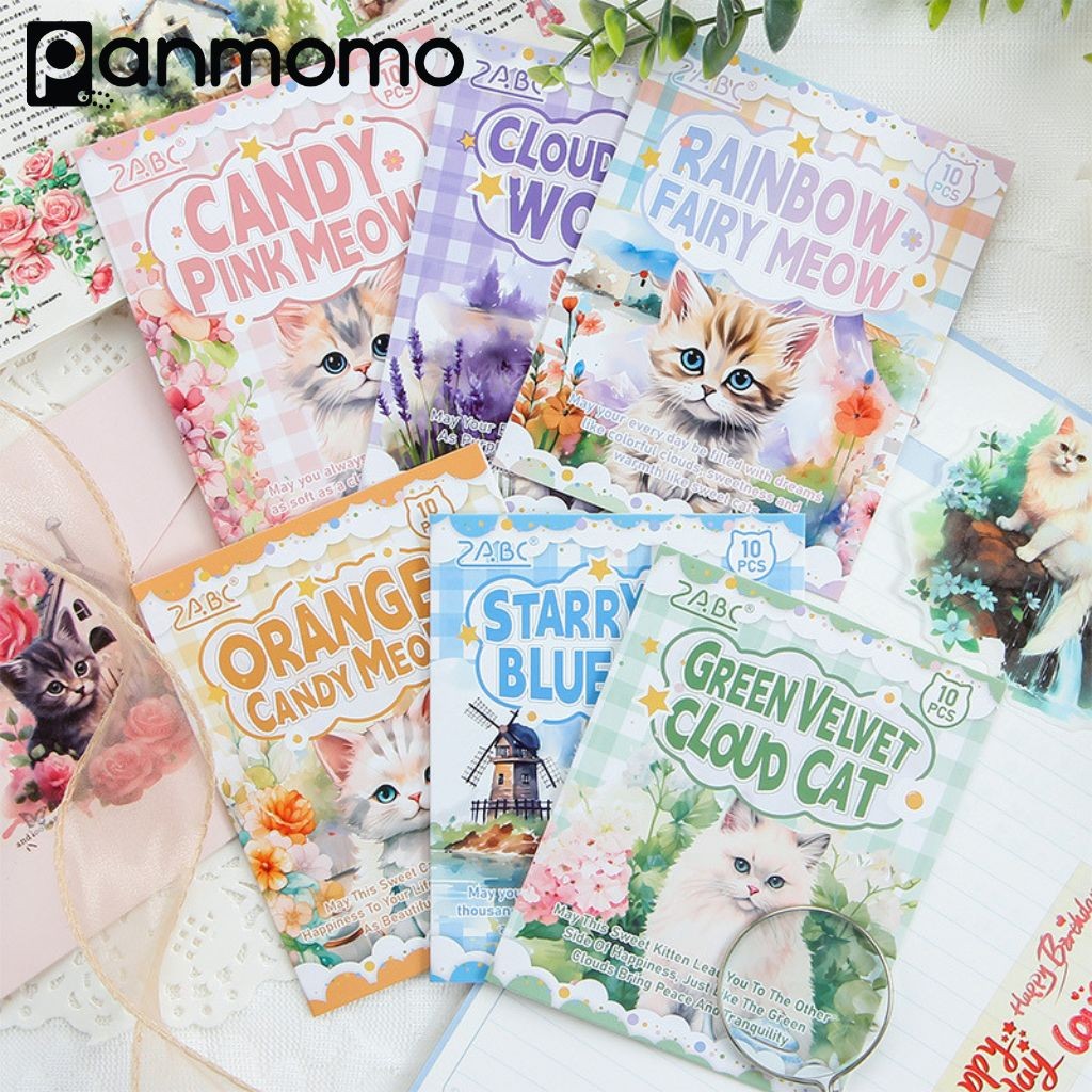 

Panmomo Stiker Aesthetic Diary Journal Kucing