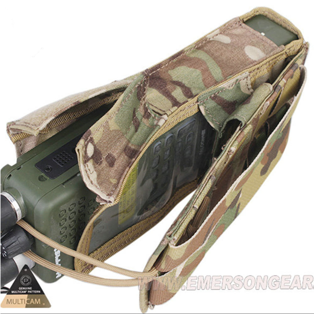Tactical PRC 148/152 Radio Pouch Hunting Paintball Airsoft Combat Gear Molle Radio Holder with Quick