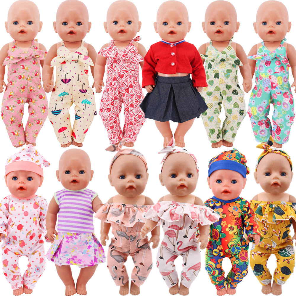 Doll Clothes Accessories For 43 Cm Born Baby Doll 18 Inch American Doll Girl's Toys Our Generation B