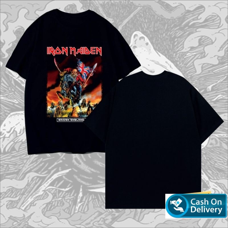 kaos lengan pendek  metal IRON MAIDEN original distro - kaos pendek band METAL IRON MAIDEN distro or