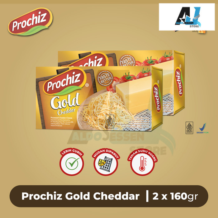 

AJS Keju PROCHIZ Gold 160 gr Double Pack Al1546f