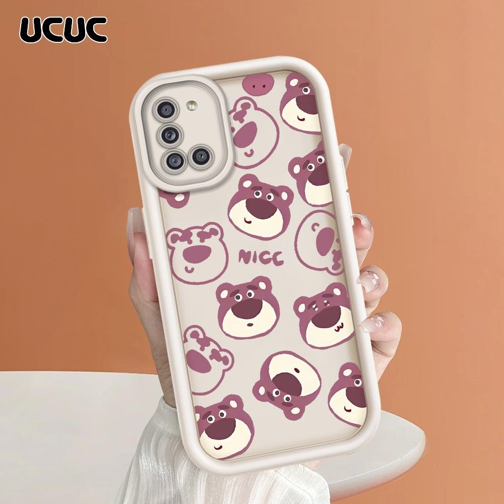 UCUC Compitable With Samsung A31 Soft Silicone Untuk Case Casing Hp Softcase Kesing Camera Shockproo