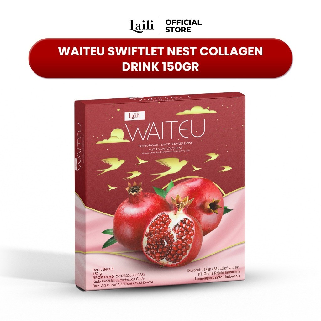 Laili Waiteu Delima Collagen Drink Sarang Burung Walet 150Gr (SP)