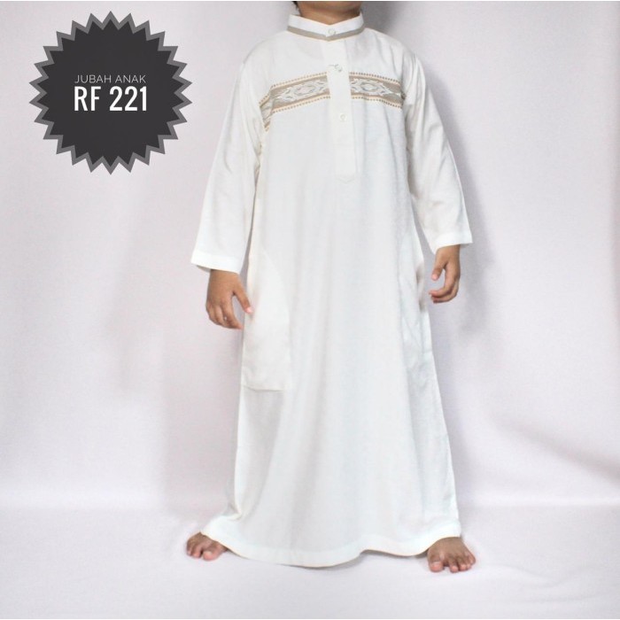 ✨BISA COD✨ - JUBAH ANAK LAKI-LAK/JUBAH ANAK TANGGUNG/JUBAH ANAK PRIA/GAMIS ANAKLAKI - PUTIH TULANG, 