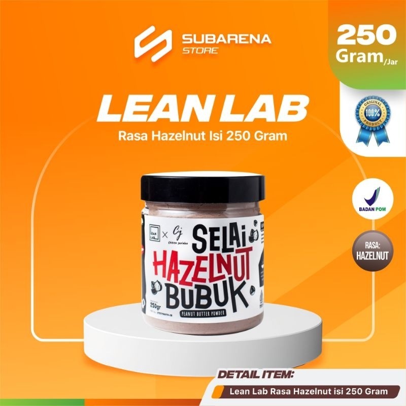 

Selai Rendah Kalori | Leanlab | Selai Diet Lean lab Cokelat Hazelnut 250 gram