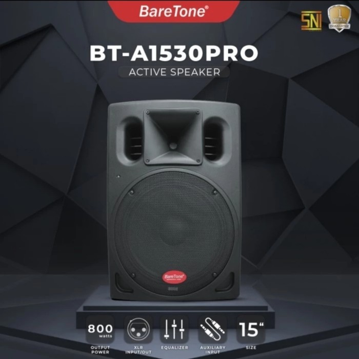Speaker Aktif Baretone 1530 Pro 15 inch Aktive 1530Pro 800 watt Ori