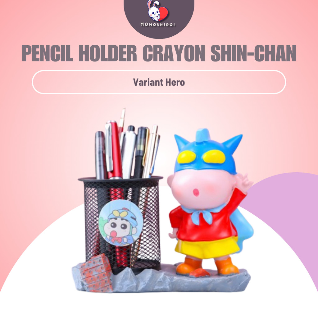 

7861 -1 - Pajangan Dekorasi Figure New Hero Sinchan Blue Red Tempat Pena Pensil Organiser pencil holder Sinchan Shinchan Sincan Shin chan can Pen YY7868-1 7868