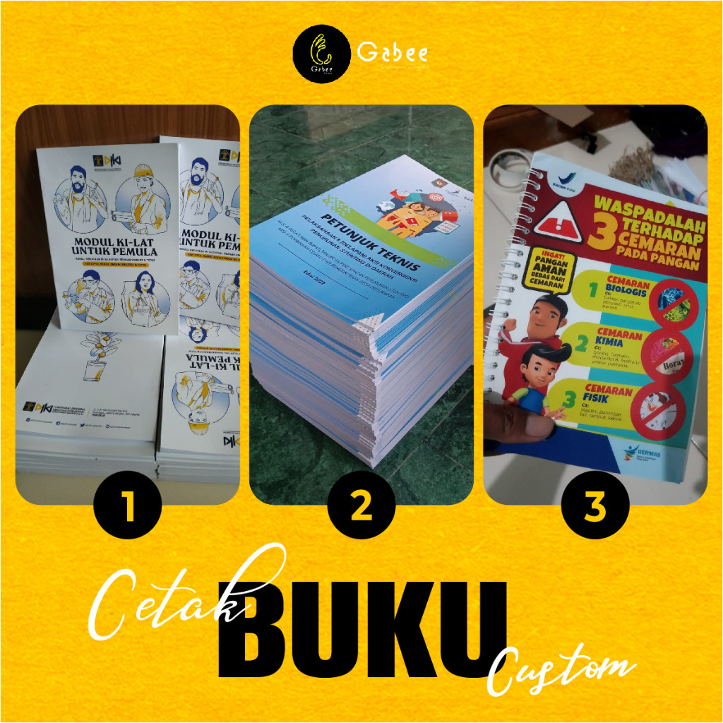 

CETAK BUKU/ BUKU/ JASA PRINT BUKU/ BUKU CUSTOM/ JILID BUKU / BUKU A4 / BUKU A5