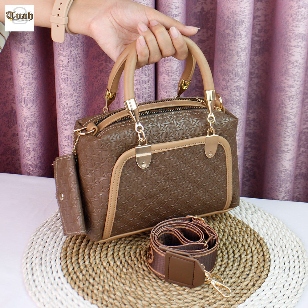 Tas Wanita Terbaru " CECILLA_STORE " Tas ALMA 2 in 1   Premium LokaL SEMI KW IMPORT Series  high qua