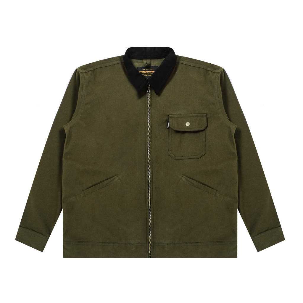 GAVEN OLIVE GREEN WORK JACKET