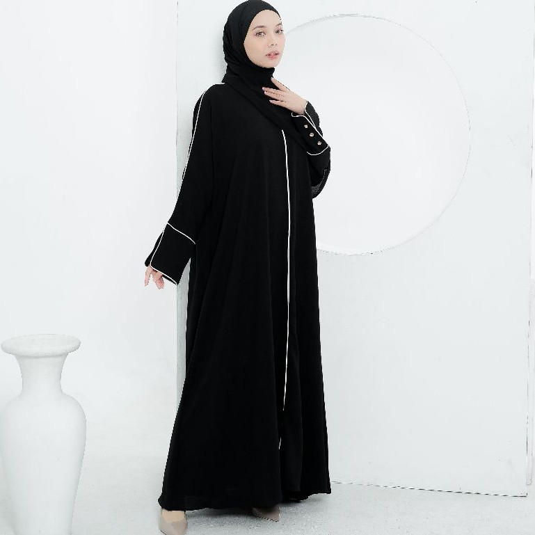 PROMO SPESIAL Zahwa Official - Saffa abaya daily LD 140Cm & PB 140Cm Allsize Bahan Airflow Premium m