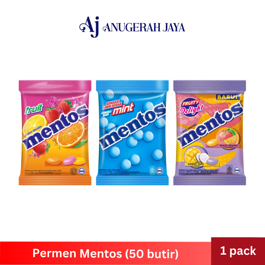 

Permen Mentos 135 gram ( 1 bag isi 50 butir)