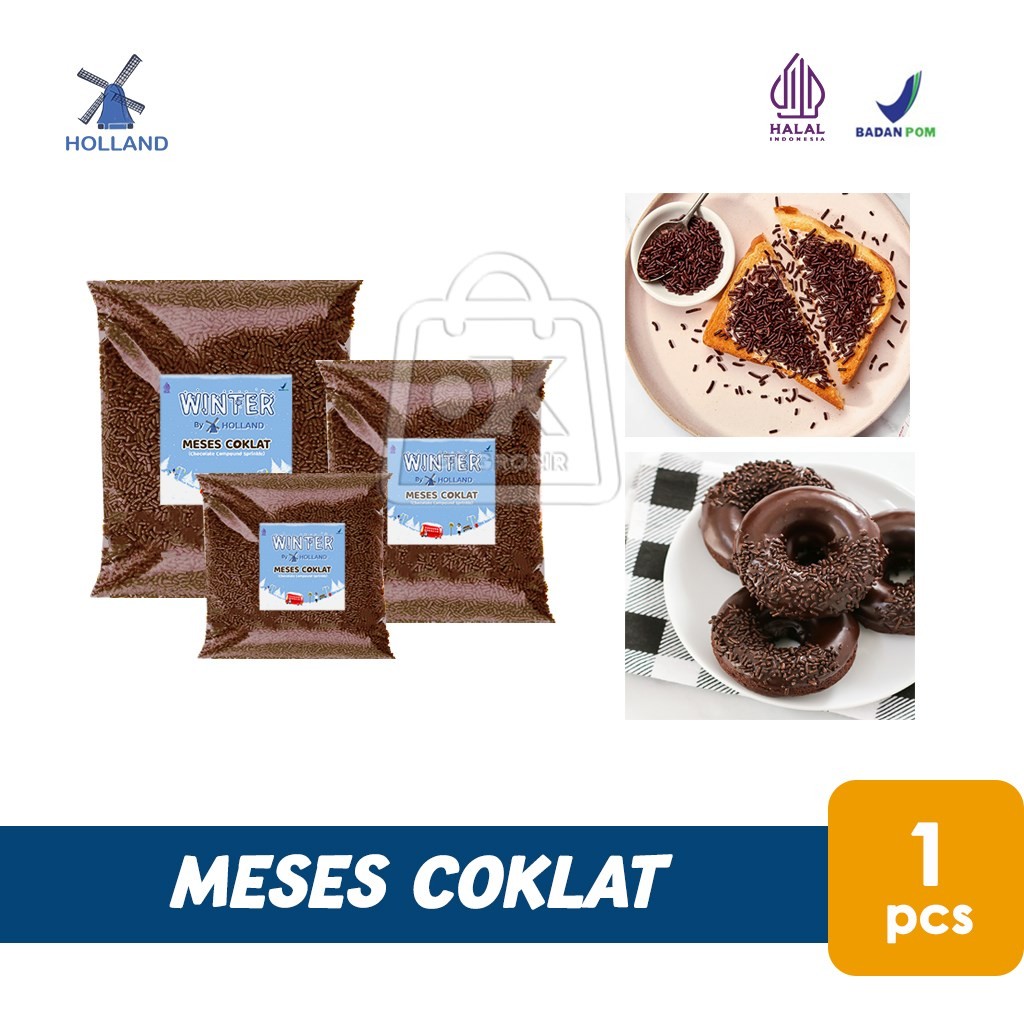 

Meses Coklat WINTER Meises by Holland Chocolate Sprinkle (1 pcs)