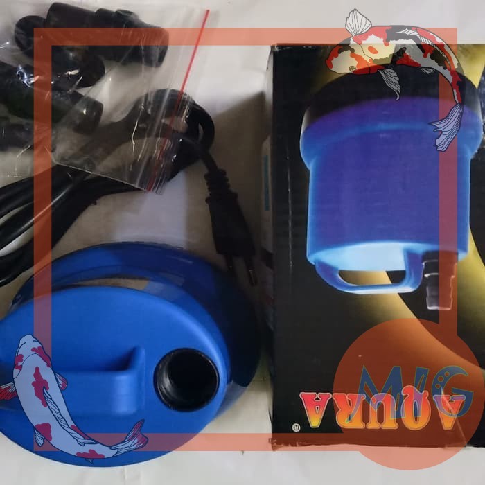 aquarium kolam ikan pompa celup water pump AQURA ASP psp 2300 A 5 in 1 low asp 2300
