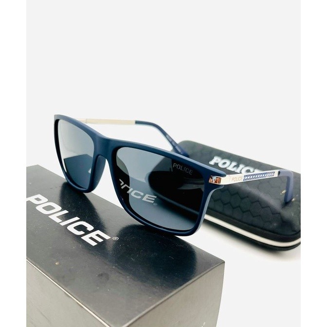 Kacamata Hitam Pria Police 804 lensa Asli Polarized antisilau kacamata mengemudi