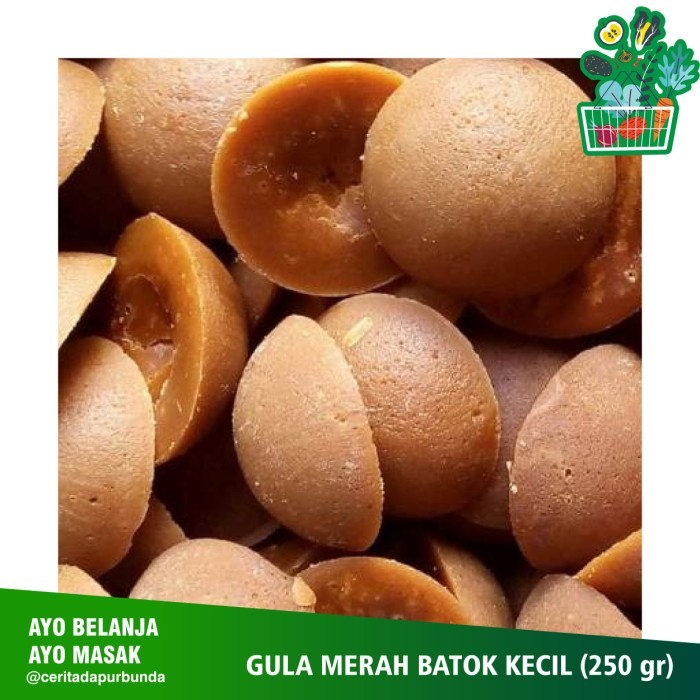 

GULA MERAH BATOK KECIL per 250 gram / GULA JAWA / GULA KELAPA