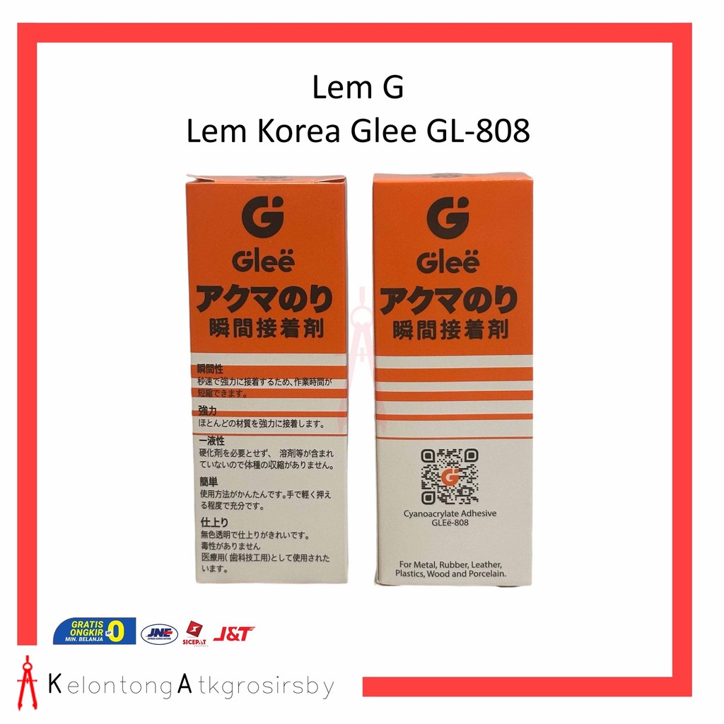 

Lem G Korea Glee GL-808 / Perekat Kualitas Super