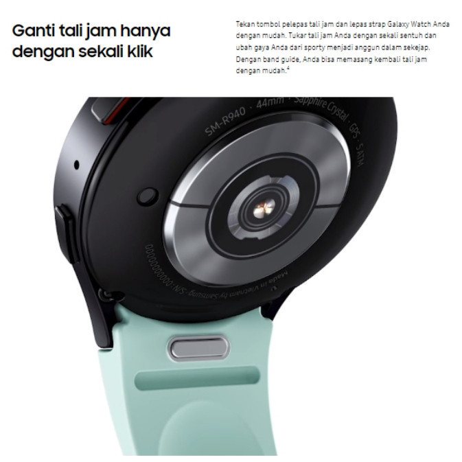 Samsung Galaxy Watch 6 Watch 5 ( 40mm - 44mm ) Smartwatch Garansi Resmi IOS & Android Jam Tangan