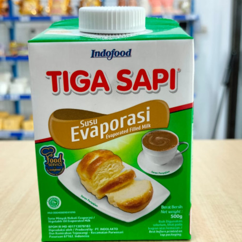 

Tiga sapi evaporasi 500gr