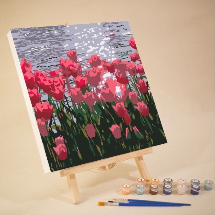 

Paint By Number 20x20 Nature Series Mainan DIY Painting Kit Canvas Paint - SKU01