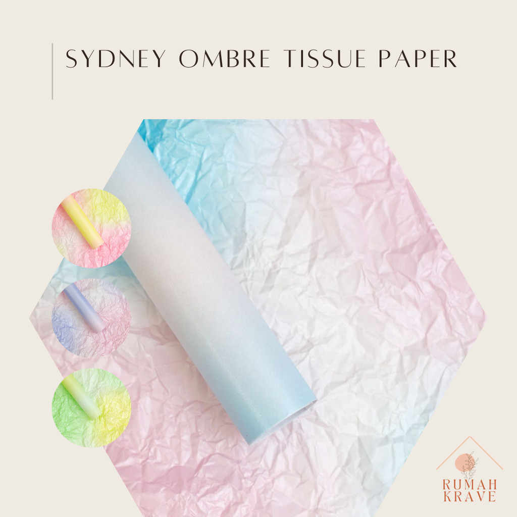 

RUMAH KRAVE - Sydney Ombre Tissue Paper